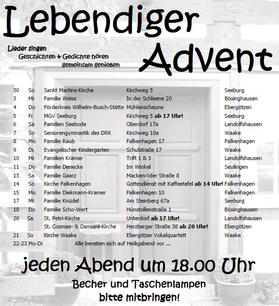 Lebendiger Advent