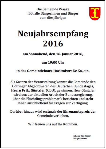 Neujahr 2016